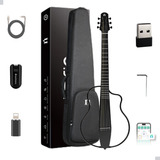 Violão Natasha Nbsg Aço Smart App Preto brilho